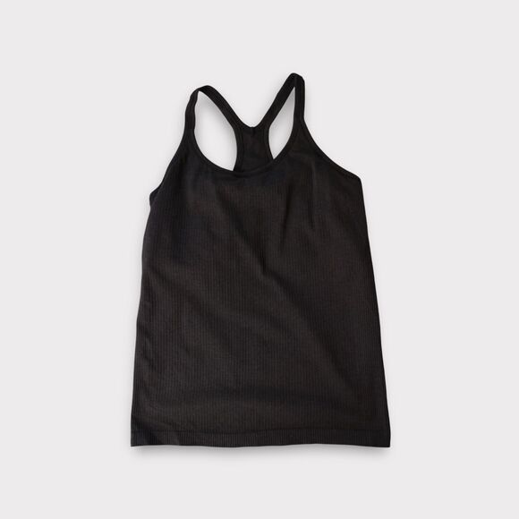 Lululemon EBB To Street Tank Charcoal Gray Size 12 B/C Cup Light Support - Picture 3 of 9